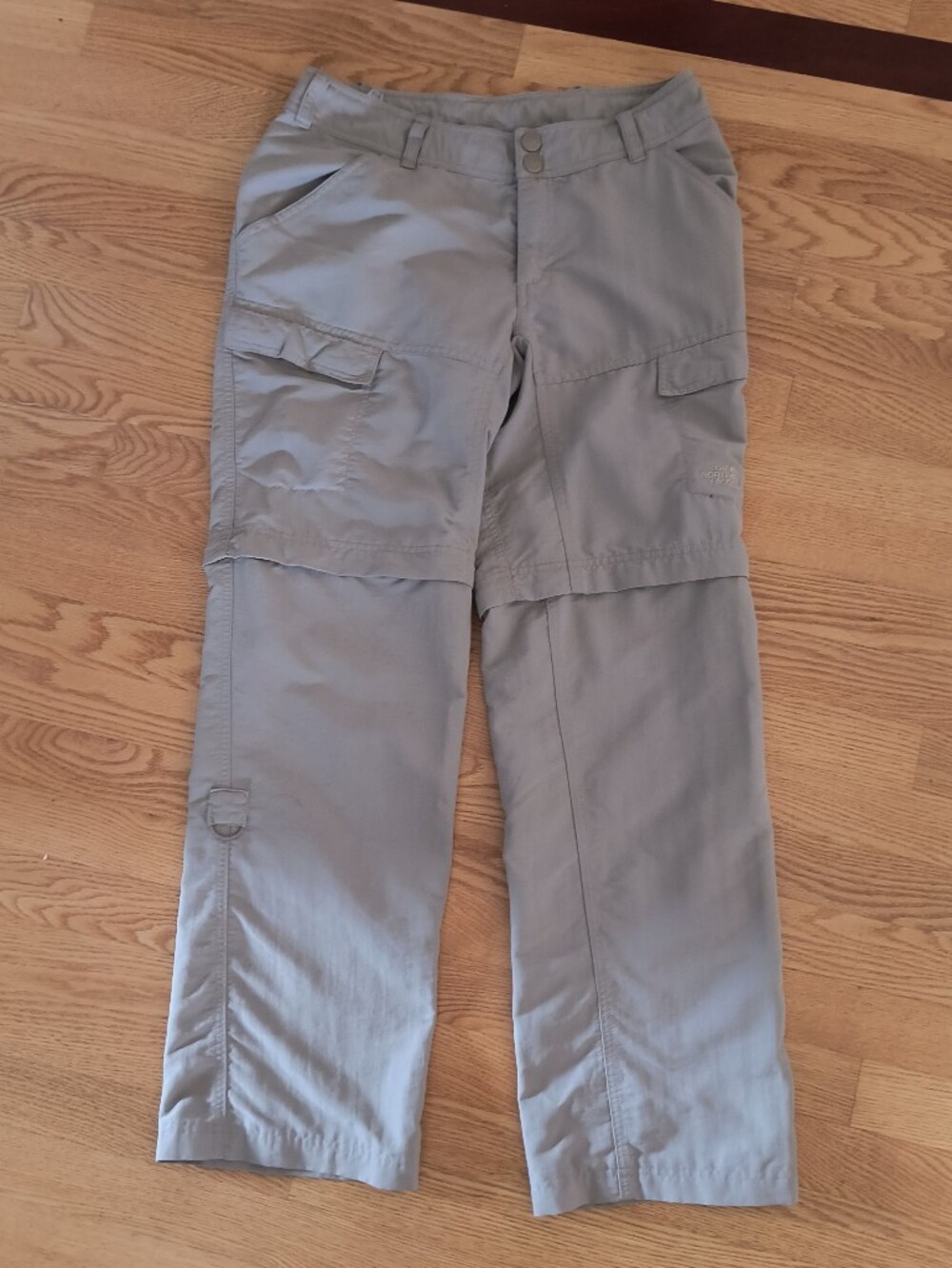 North Face Tan Zip Off Pants Size 6